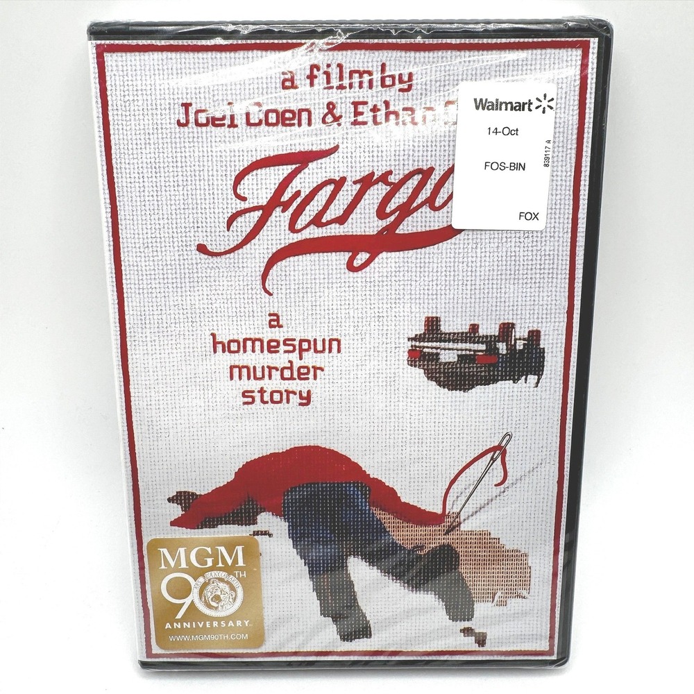 Fargo DVD 1996 Coen Brothers MGM 90th Anniversary Edition New Sealed Widescreen